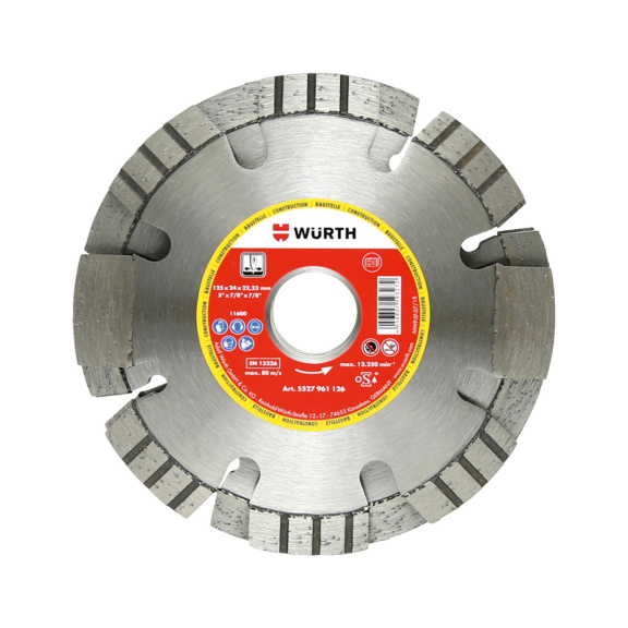 Combi diamond mortar raking blade - CUTDISC-DIA-COMBI-F.WC-TH24-BR22,23-D125