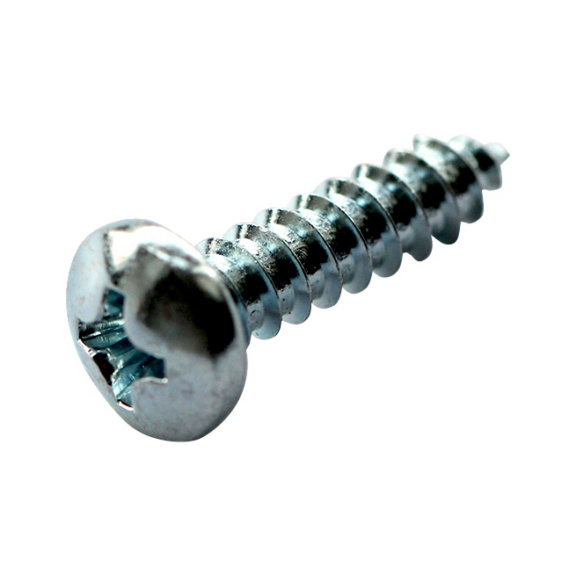 Pan head tapping screws with recessed head H - SCR-PANHD-ISO7049-C-H2-(ZNSHL)-4,2X9,5