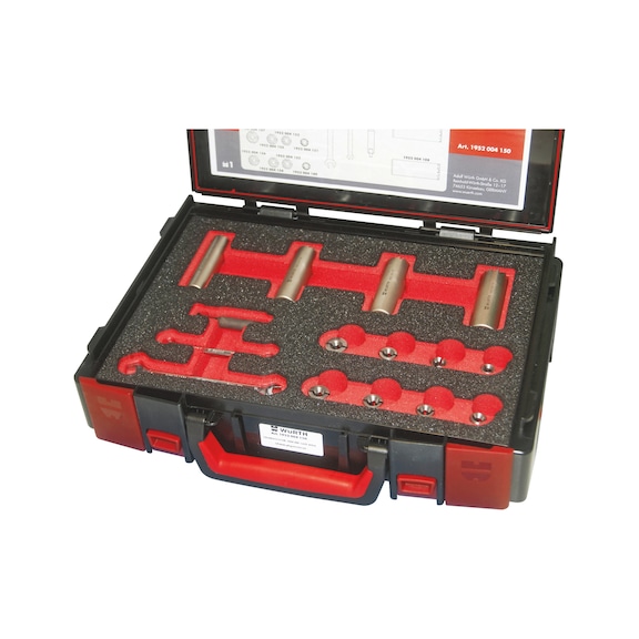 Jeu d'outils de surfaçage de siège de joint pour bouchons de vidange