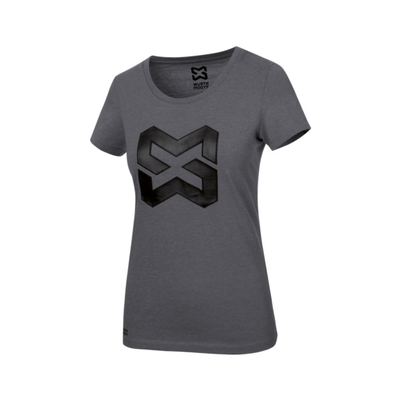 T-shirt de travail pour femmes Logo IV - T-SHIRT LOGO IV FEMME ANTHRACITE L