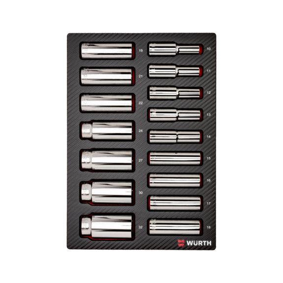 System assortment 4.4.1, socket wrench 1/2 inch 16 pieces - SKTWRNCH-SET-1/2IN-16PCS