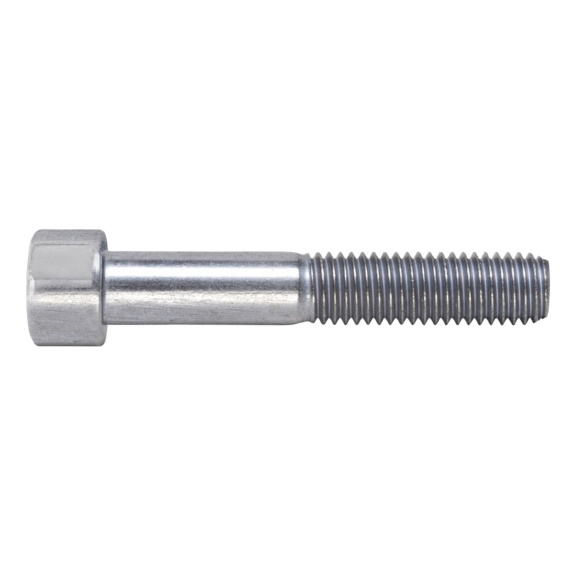 Cheese head screw with hexagon socket ISO 4762, steel, strength class 8.8, zinc-nickel-plated, silver (ZNSHL) - SCR-CYL-ISO4762-8.8-HS3-(ZNSHL)-M4X12