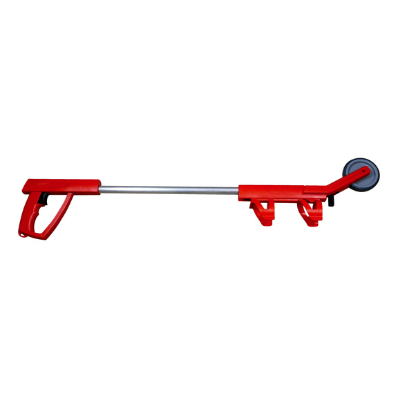 Marking rod With wheel - MRKWAND-PVC-RED-L92CM