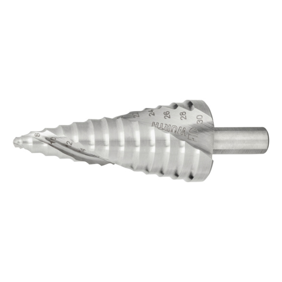 HSS Performance plain stepped twist drill bit