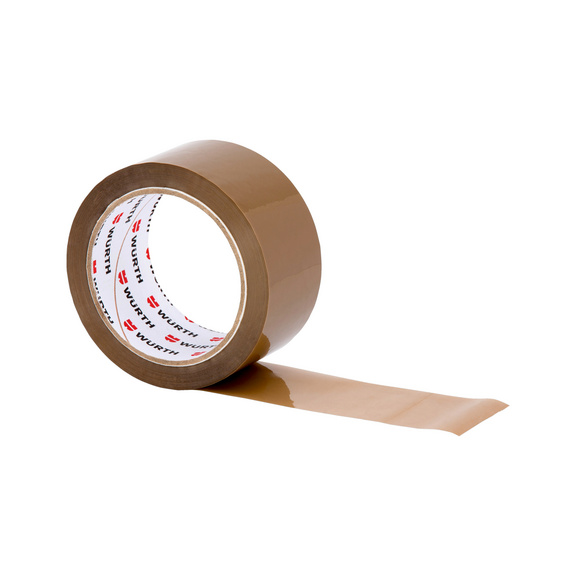 PP packing tape - PCKTPE-POLYPROPYLEN-BROWN-50MMX66M