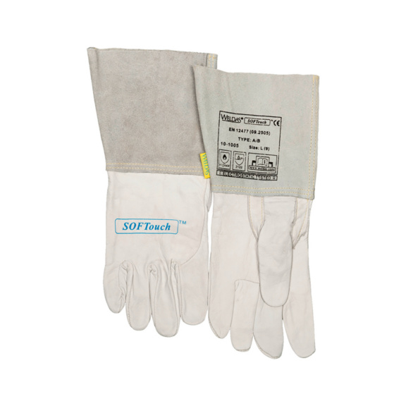 Welding glove - GLOV-WELDAS-SOFTTOUCH-10-1005-XL/9,5