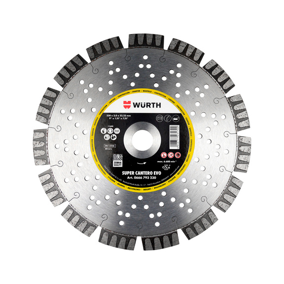 Diamond cutting disc Super Cantero Evo - CUTDISC-DIA-(SPCTR-EVO)-BR22,23-D230MM