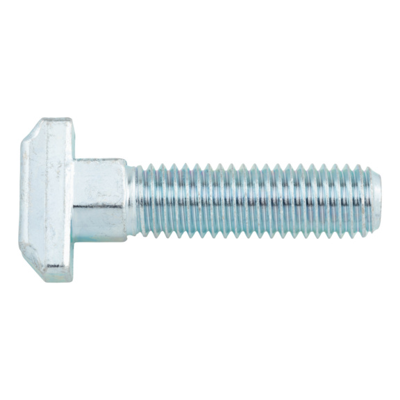 Hammer head bolts with nib DIN 188, steel 8.8, zinc-plated, blue passivated (A2K) - BLT-(T-HD)-DIN188-8.8-(A2K)-M8X40