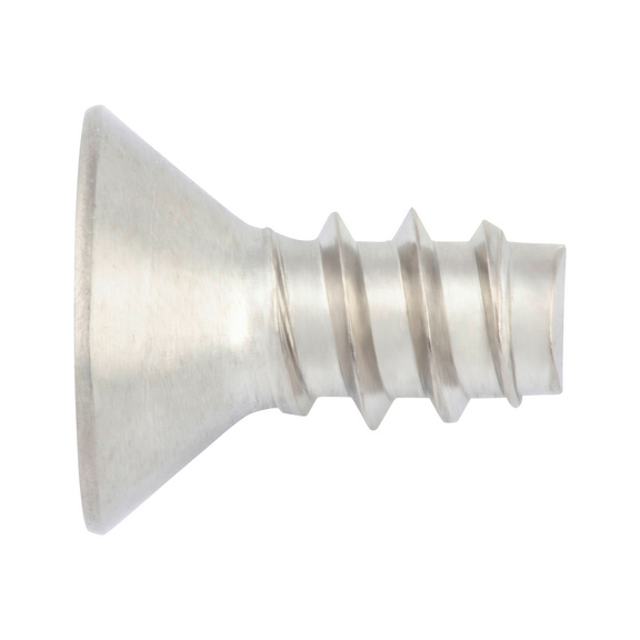 Countersunk tapping screw shape F with H recessed head DIN 7982, A2 stainless steel, plain, PH drive - 1