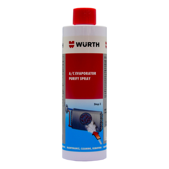 Air conditioning evaporator purify Step3_purify spray - CLNAGNT-A/C EVAPORATOR-PURIFY-250ML