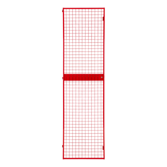 Dveře pro regál Regálový systém ORSY<SUP>®</SUP> 1 - ORSY DVEŘE MŘÍŽ 536X2070MM ČERVENÉ