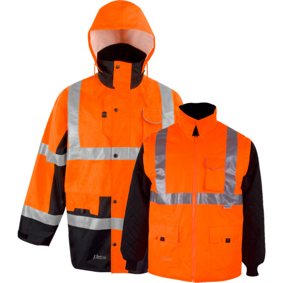 High-visibility parka Asatex Prevent 5in1 - JAC-ASATEX-PREVENT-3360-S