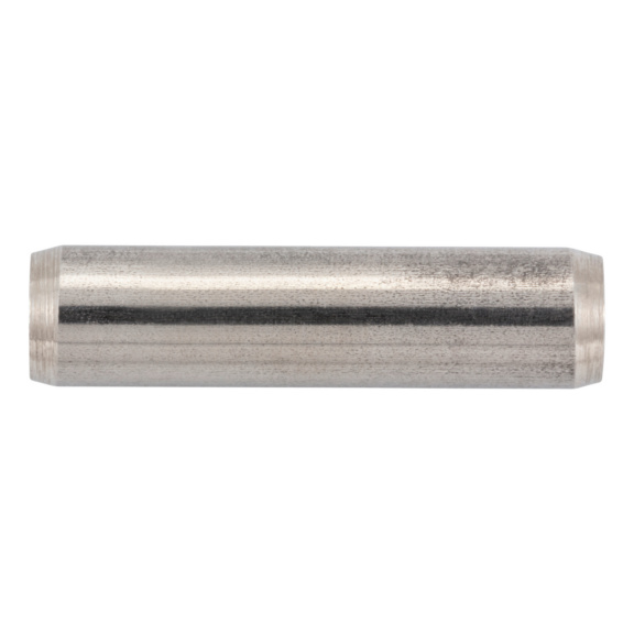 Goupille cylindrique DIN 7979 acier non trempé non allié DIN 7979, forme C, non trempé - PIN-SR-DIN7979-UNHDND-C-M6-10X140