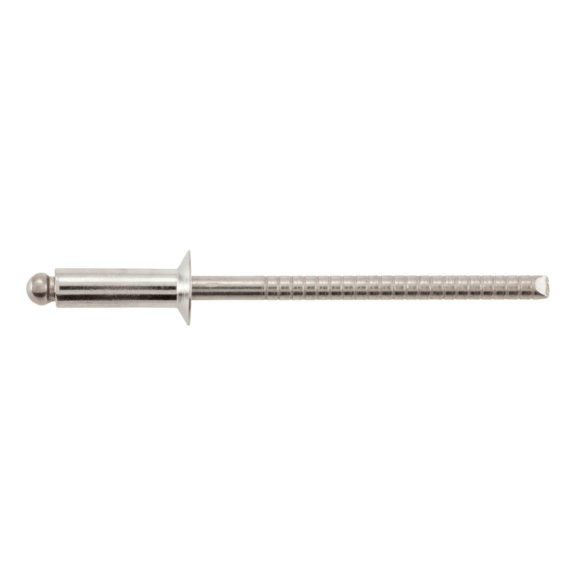 Rivet aveugle ISO 15984 tête fraisée inox A2/A2 - RIV-ISO15984-A2/A2-(8,0-11,0)-4,8X16,0