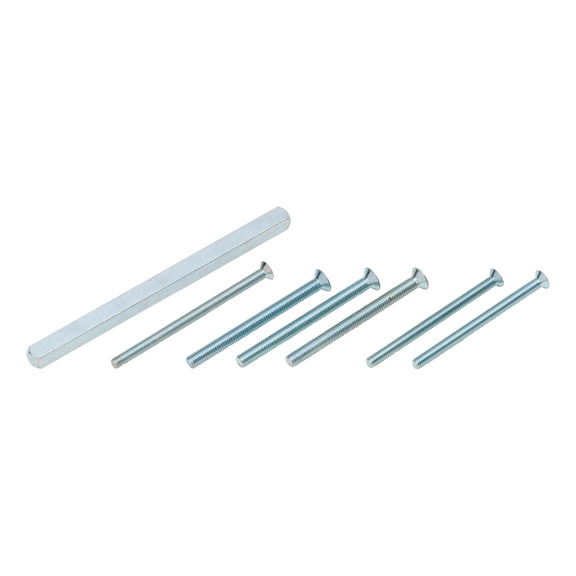 Kit de montage pour raccords de cadres tubulaires Pour les raccords de cadre tubulaire sur plaque longue - MNT-SET-F.TUBLARFRMSET-FLT-(80-89MM)