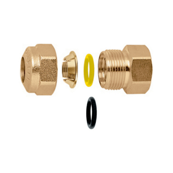 Raccordo meccanico femmina a tenuta O-Ring CAL - RACCORDO-1/2"F-Ø14MM-CON-2-O-RING