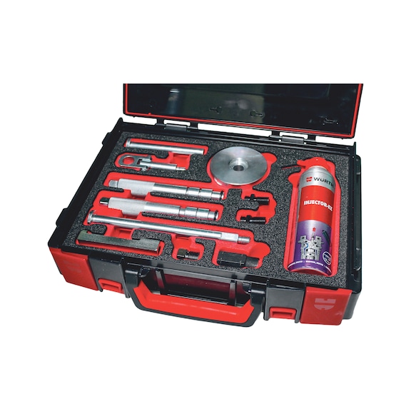 Kit d'extracteur d'injecteurs avec marteau à inertie 11 pièces