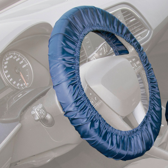 Reusable protective steering wheel cover - STEERWHLPROT-REUSABLE-PE-BLUE