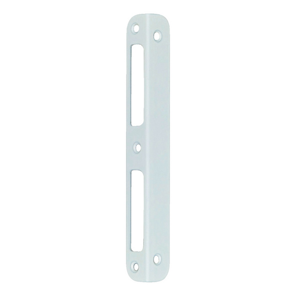 Angled locking plate For rebated wooden doors - ANGLLOKPLT-F.DRLOK-WHTE