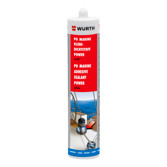 Adhesive sealant PU Marine Power - STRUCADH-(MARINE-POWER)-WHITE-310ML