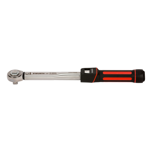 1/2 inch torque wrench With push-through square drive and fine-toothed ratchet head - TRQWRNCH-PSHTHRG-1/2IN-(20-100NM)