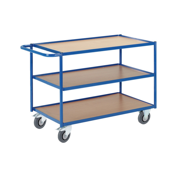 Shelf trolley Made of steel tube and angular steel