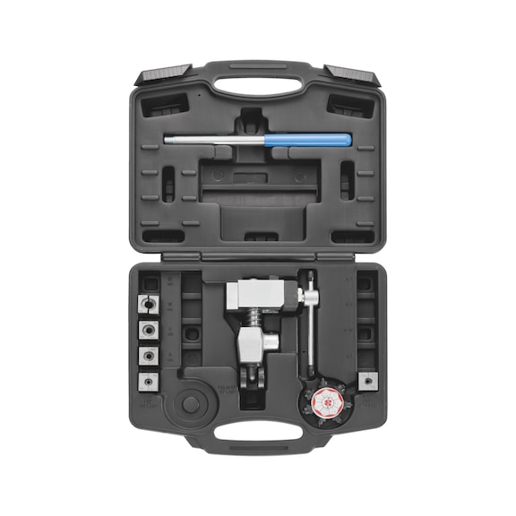 Kit D'outils Pour évasement De Conduites De Frein - 37° Et 45° - Double Bulle - Pour Diamètres 3/16", 1/4", 5/16", 3/8" - Acier Et Cuivre