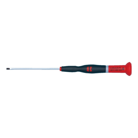 Precision screwdriver, flat slotted - SCRDRIV-PREC-SL-0,30X1,5X40