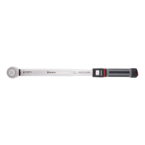 1/2 inch torque wrench with push-through ratchet - TRQWRNCH-PSHTHRG-1/2IN-(40-200NM)