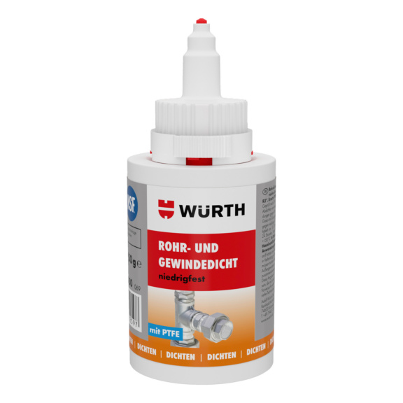 Low-strength pipe and thread sealant with PTFE - PIPSEAL-DOS-LOSTRTH-PTFE-50G