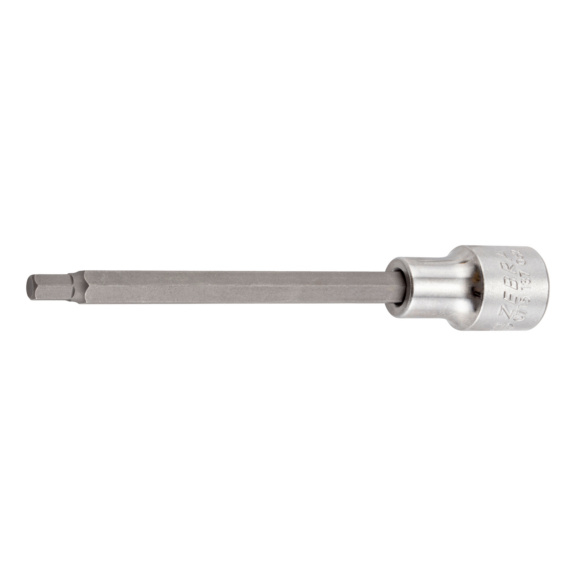 1/2 inch socket wrench insert, metric - SKTWRNCH-1/2IN-HEXSKT-WS8-L140MM