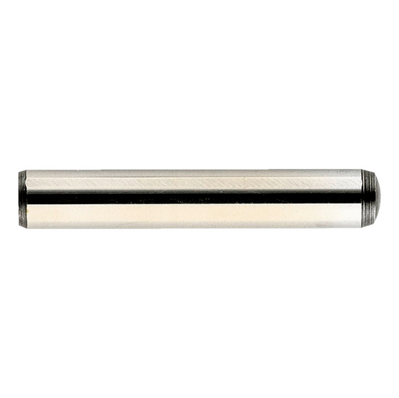 Goupille cylindrique ISO 8735 M6 acier brut type A trempé (avec chanfrein et taraud) - PIN-CYL-HDND-ISO8735-A-H6-6X26