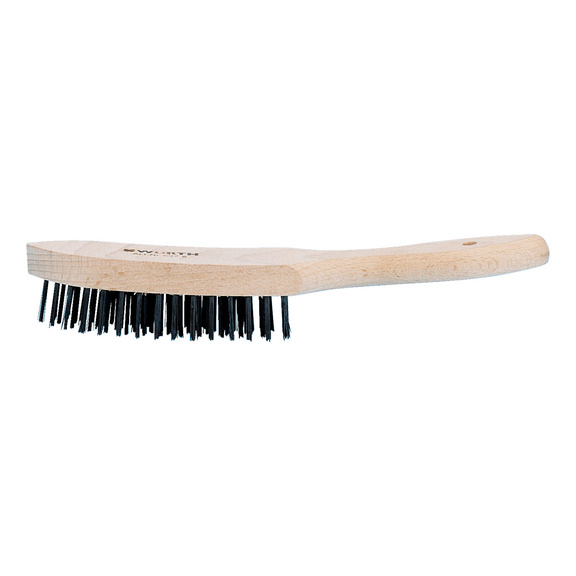 Brosse métallique Avec corps en bois - BROSSE-METALLIQUE-A2-ONDULEE