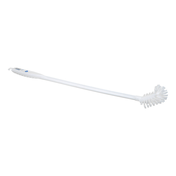 Long-handled narrow toilet brush 57 cm Sini Pro - TOILBRSH-(SINI-PRO)-LNG-WHITE-H57CM