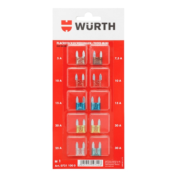 Kit fusibili mini 20A 20 pz PHONOCAR