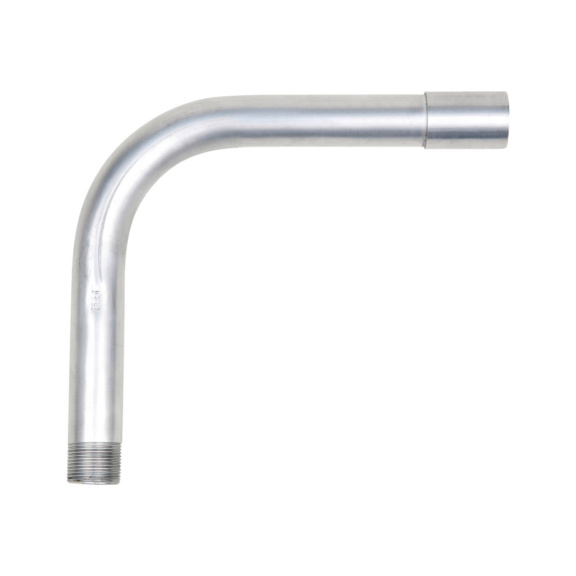 Coude fileté à 90° pour tuyau en aluminium Alu-Gewinde-WES - BOW-F.CND-90DGR-ALU-(THR-WES)-EN25