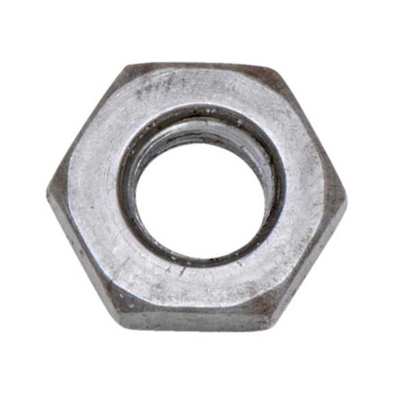 Ecrou hexagonal, forme basse à pas fin DIN 439, acier 4, brut - ECR-DIN439-B-04-CLÉ46-M30X2,0