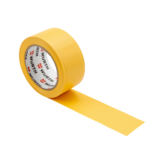 Ribbed PVC plaster tape - MASKTPE-REND-YELLOW-RIBBED-50MMX33M