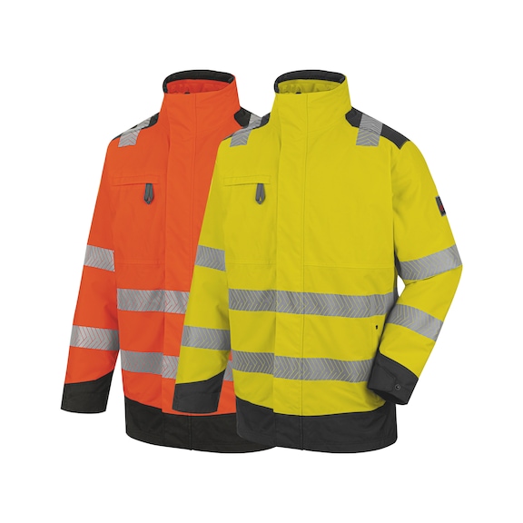 Parka 4 en 1 haute visbilite FLUO pour Professionnels WURTH