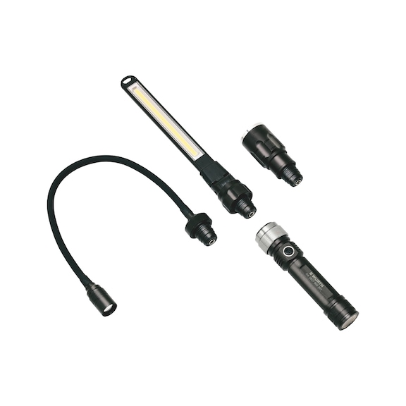 Lampe torche LED à batterie 3 en 1