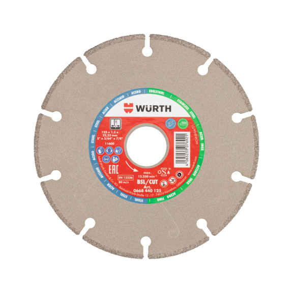 BSL metal diamond cutting disc - 1