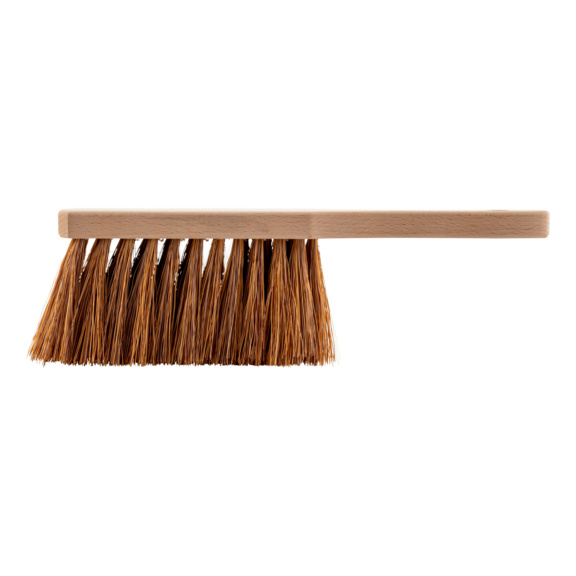 Hand brush plastic bristles - HNDBRSH-(PLA-BRSTL)-BRWN-L280MM