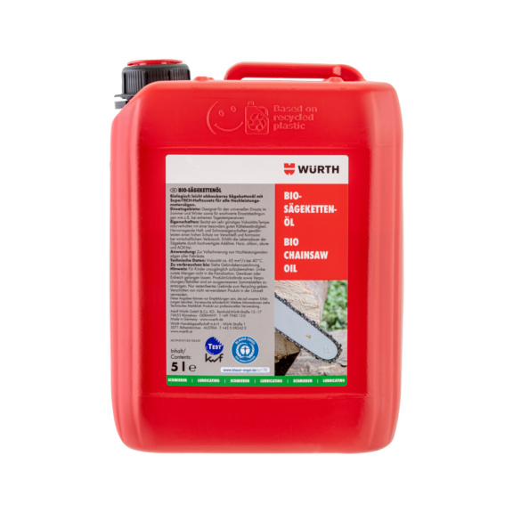 BIO chainsaw oil - CHNSAWOIL-BIO-5LTR