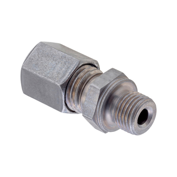 Straight screw-in fitting steel metric male - TUBFITT-ISO8434-L-SDSC-B-ST-D18-M22X1.5