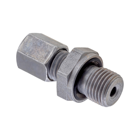 Straight screw-in fitting ST BSPP M EPDM sealing - TUBFITT-ISO8434-L-SDSC-E-ST-D8-G3/8