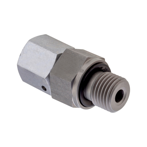 Adj. seal. cone screw-in fitting Steel BSPP M thread O-Ring - TUBFITT-ISO8434-S-SWODS-ST-D14-G1/2