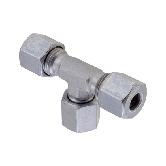 Adj. T-sealing cone fitting steel with O-ring - TUBFITT-ISO8434-S-SWOBTC-ST-D6-M14X1,5