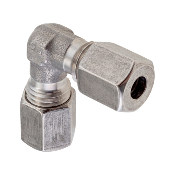 Angled cutting ring fitting, stainless steel 90° - TUBFITT-ISO8434-S-EC-A5-D38-M52X2