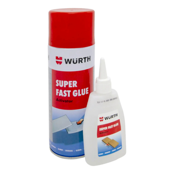 Super Fast Glue and Activator set 2 pcs - ADH-SET-GLUE-ACTIVATOR-2PCS