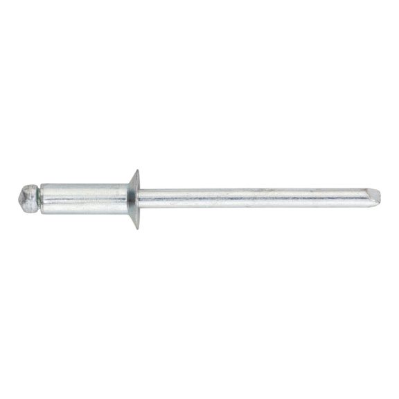 Rivet aveugle ISO 15980 tête fraisée acier/acier - RIV-ISO15980-ST/ST-(4,0-6,0)-6,4X12,0